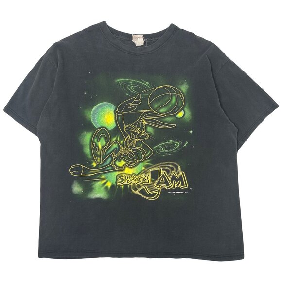 1996 Space Jam Bugs Bunny Graphic Tee XL - Picture 1 of 5